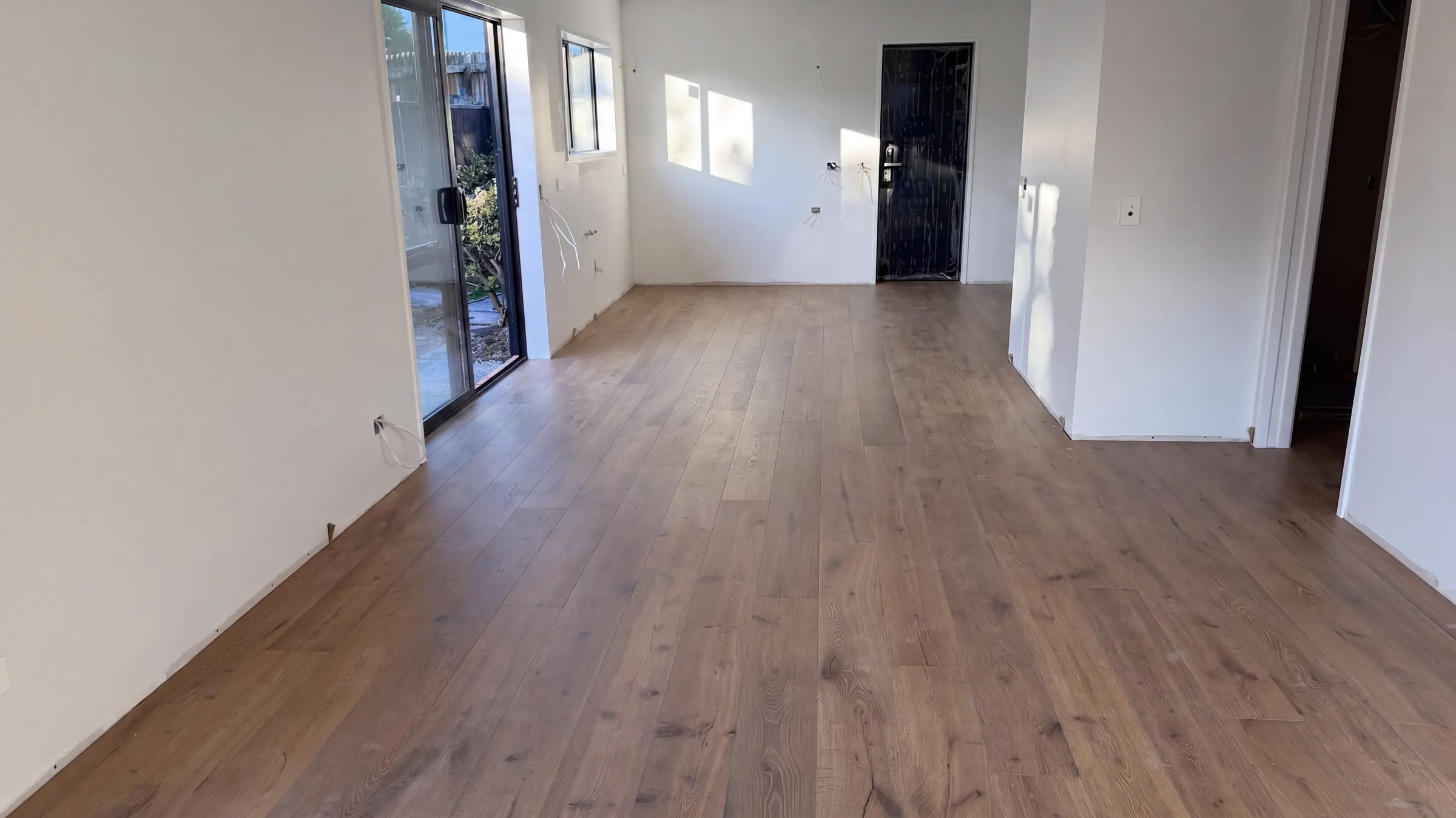 ATS Timber Drift 190mm flooring freshly laid at Sentinel Road, Herne Bay
