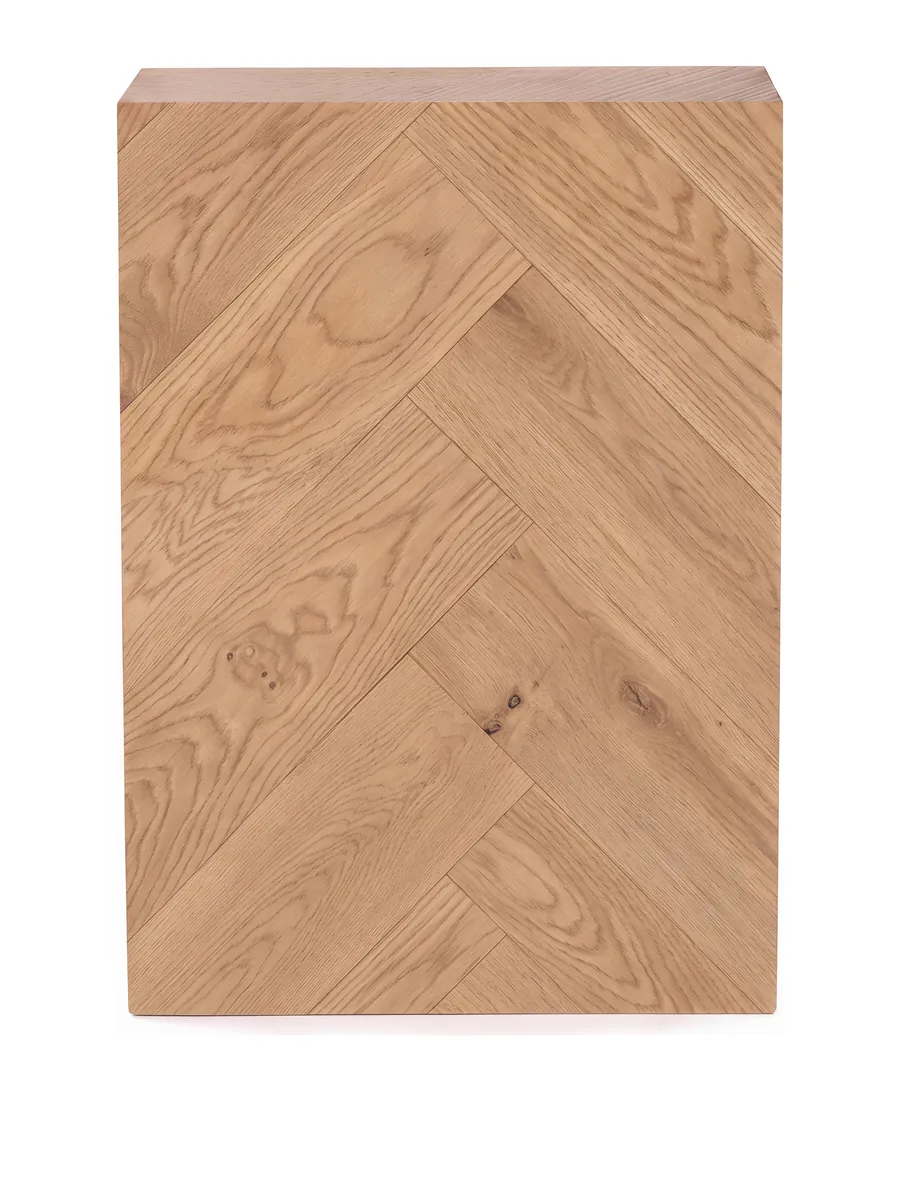 Wheat herringbone engineered timber sample